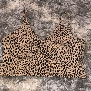 Brandy Melville tank top - cheetah print